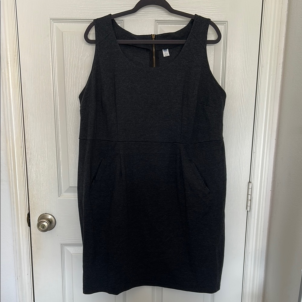 Old Navy Dark Gray Sleeveless Dress